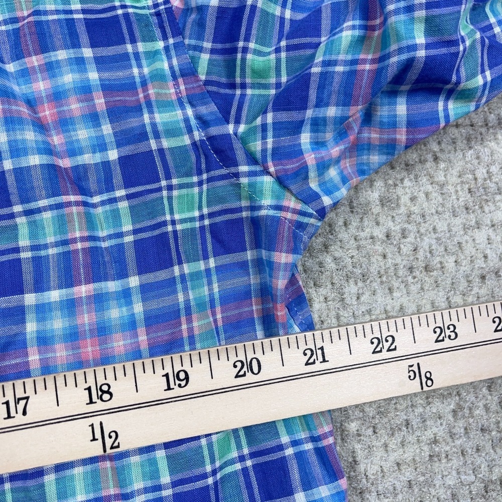 Vineyard Vines Murray Shirt Men Medium Blue Pink Button Up Cotton Preppy - Picture 9 of 11